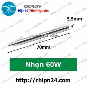(K35) Đầu Mũi hàn Nhọn 60W (cho Mỏ hàn Nung)
