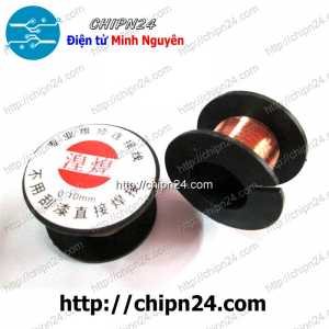 (I14) Cuộn Dây đồng cách điện nhỏ 0.1mm (Cuộn dây đồng câu mạch)