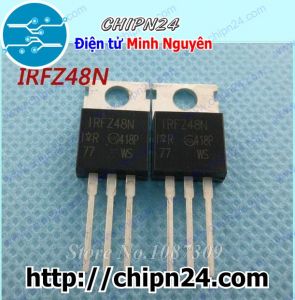 Mosfet IRFZ48 TO-220 64A 55V Kênh N (FZ48 Z48)