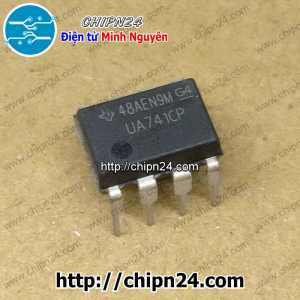 (DT) IC UA741CP DIP-8 Hàng Tốt (LM741)
