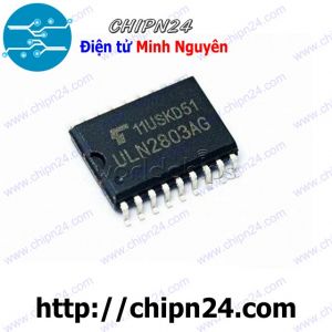 (SOP) IC Dán ULN2803 SOP-18 (SMD) (ULN2803AG) (IC 8 Cổng đệm đảo)