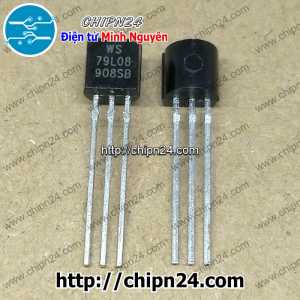 (DIP) IC 79L08 TO-92 (Chân Cắm) (7908 -8V 100mA)