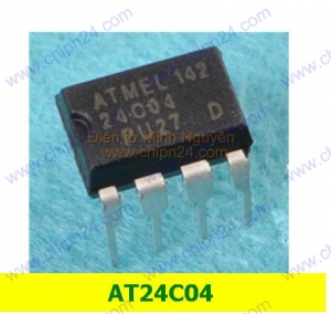 IC 24C04 DIP-8 (AT24C04 IC Nhớ EEPROM)