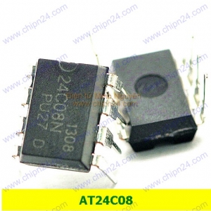 IC 24C08 DIP-8 (AT24C08 IC Nhớ EEPROM)