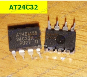 IC 24C32 DIP-8 (AT24C32 IC Nhớ EEPROM)