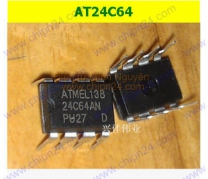 IC 24C64 DIP-8 (AT24C64 IC Nhớ EEPROM)