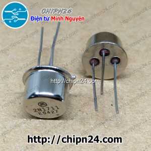 (KT1) Transistor 2N1711 TO-39 NPN 0.5A 50V tần số độ khuếch đại cao