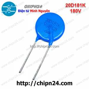(F244) Tụ chống sét Varistor 20D 180V 20D181K