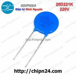 (F244) Tụ chống sét Varistor 20D 220V 20D221K