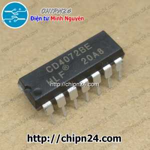 (DIP) IC CD4072 DIP-14 (CD4072BE)