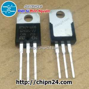 Triac BTA24-600B TO-220 Hàng Tốt 25A 600V (BTA24-600 BTA24)