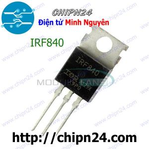 (KT1) Mosfet IRF840 TO-220 8A 500V Kênh N (F840 840)