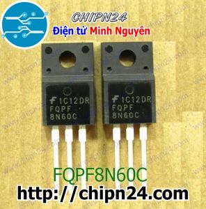 Mosfet 8N60 TO-220F 8A 600V Kênh N (FQPF 8N60 FQPF8N60C)