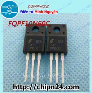 Mosfet 10N60 TO-220F 10A 600V Kênh N (FQPF 10N60C FQPF10N60C)