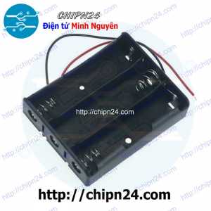 (C35) Hộp Đế Pin Sạc 18650 3 viên (Có Dây) (3 viên mắc nối tiếp)