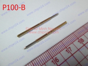 Kim test mạch P100-B1, dài 33.3mm, đường kính đầu 0.99mm, đường kính thân 1.36mm, 3A, đầu nhọn