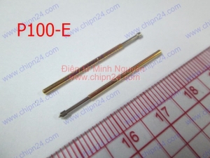 (K7) Kim test mạch P100-E2, dài 33.3mm, đường kính đầu 1.5mm, đường kính thân 1.36mm, 3A, đầu hinh nón