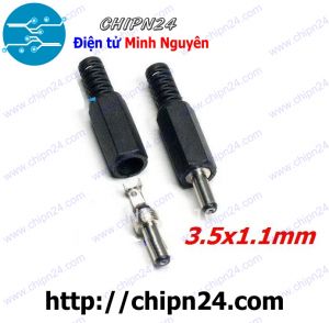 Jack DC hàn dây 3.5x1.1mm