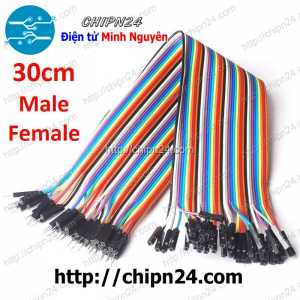 [20 sợi] (P72) Dây Cắm Test Board 30cm Đực-Cái
