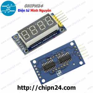 [D89] Module 4 Led 7 đoạn 0.36 ich dùng IC 74HC595