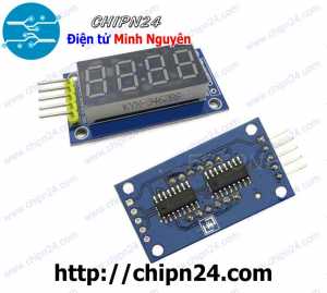 Module 4 Led 7 đoạn 0.36 ich kiểu Đồng Hồ dùng IC 74HC595