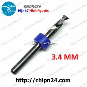 Mũi khoan mạch in CNC 3.4mm (Mạch điện tử, PCB)