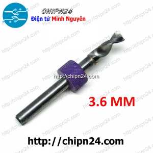 Mũi khoan mạch in CNC 3.6mm (Mạch điện tử, PCB)