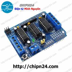 [B13] Mạch Điều Khiển Động Cơ L293D (Arduino Motor Shield L293 L293D)