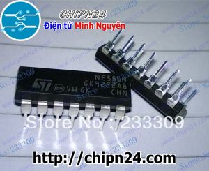 (DIP) IC NE556 DIP-14 (NE556N) (IC tạo xung vuông 2 Cổng Output)