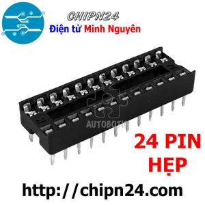 Đế IC 24P Khe Hẹp (DIP-24) (Đế cắm IC 24 chân)