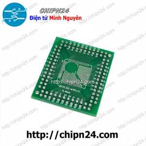 (K94) Đế chuyển LQFP QFP FQFP TQFP 32/ 44/ 64/ 80/ 100 0.5/0.8mm to DIP (PCB chuyển, Mạch chuyển)