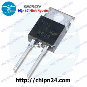 (DIP) Diode MUR860 TO-220 8A 600V (MUR860G MUR 860) [Diode Schottky]