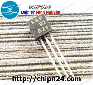 [10 con] Transistor KSP92 TO-92 PNP 500mA 300V (MPSA92 A92)
