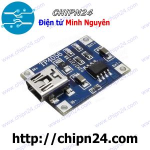 Mạch Sạc Pin TP4056 Cổng Mini USB V2 (Mạch sạc pin 18650)