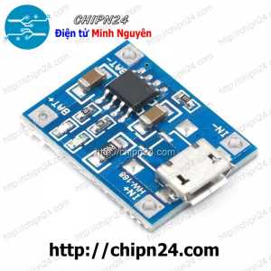 [F114.2] Mạch Sạc Pin TP4056 Cổng Micro USB (Mạch sạc pin 18650)