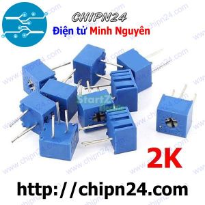 [KG2] Biến trở Vuông 2K (3362P) (Chiết áp Kích thước 6.6x7MM)