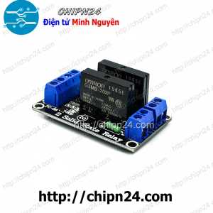 (D110) Module 2 Relay Rắn SSR 5VDC