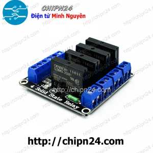 (D111) Module 4 Relay Rắn SSR 5VDC