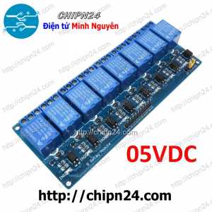 (D108) Module 8 Relay với Opto cách ly (kích thấp) (5VDC)
