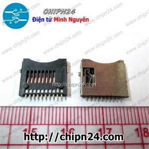 (H19) Socket thẻ nhớ MicroSD V2 (không lò xo)