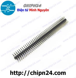 (H53) Hàng rào Đực Đôi Cong 2.54MM 1x40p (Jump, Header)