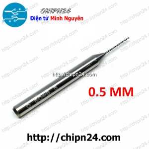 Mũi khoan mạch in CNC Hợp Kim 0.5mm (Mạch điện tử, PCB)