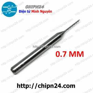 Mũi khoan mạch in CNC Hợp Kim 0.7mm (Mạch điện tử, PCB)