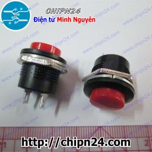 (F78) Nút Nhấn Nhả R13-507 Đỏ (Nút Nhấn Nhả Phi 16MM Đỏ) (Tự nhả, đề reset)