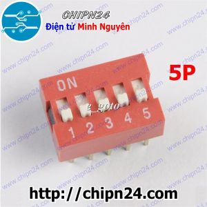 (K82) Công tắc bit 5p Đỏ (Switch 5)