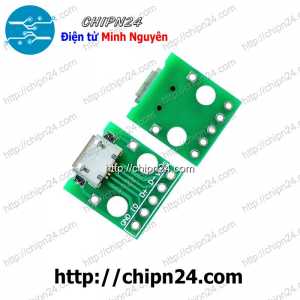 (K95) Đế chuyển Adapter Micro USB to DIP (PCB chuyển, Mạch chuyển)