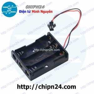 (C19) Hộp Đế pin 3 viên AAA