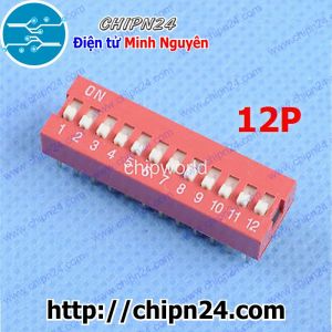 Công tắc bit 12p Đỏ (Switch 12)