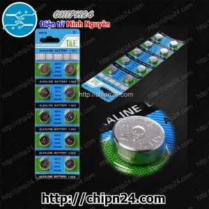 Pin cúc áo AG13 trong vỉ (LR44 LR44H 357A CX44 1.55V)