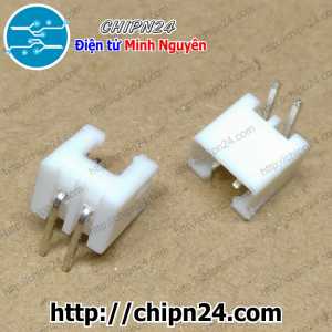 [10 cái] (F301) Header 2P XH2.54-2P Đực Cong